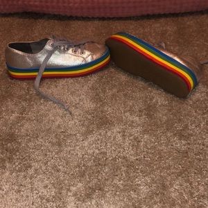 Girls Kenya Rainbow Platform Sneakers - Art Class